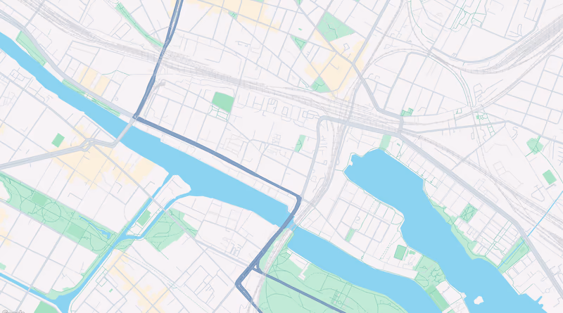 Map of Berlin — Ostkreuz