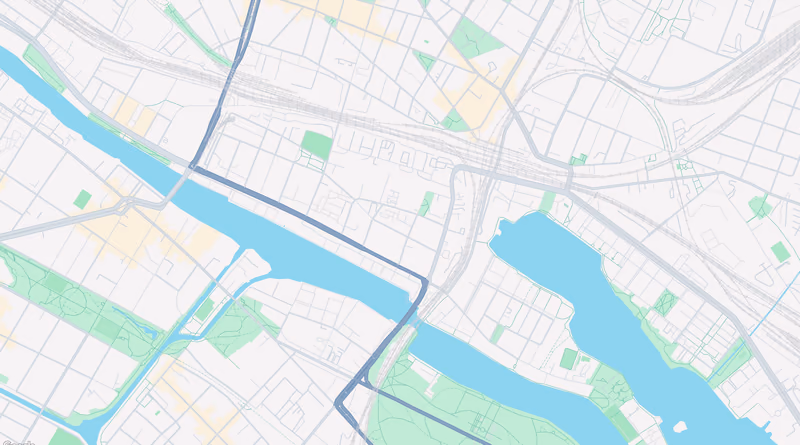 Map of Berlin — Ostkreuz