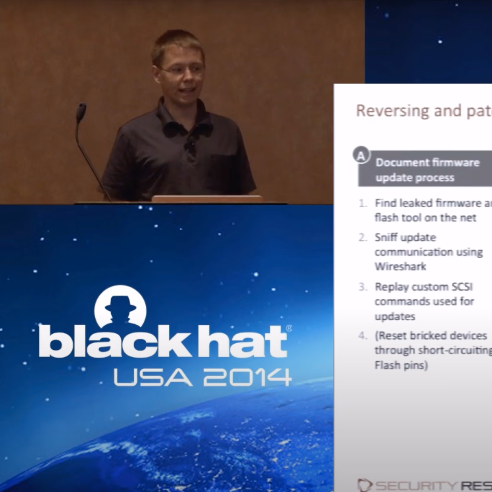 Jakob Lell at BlackHat 2014