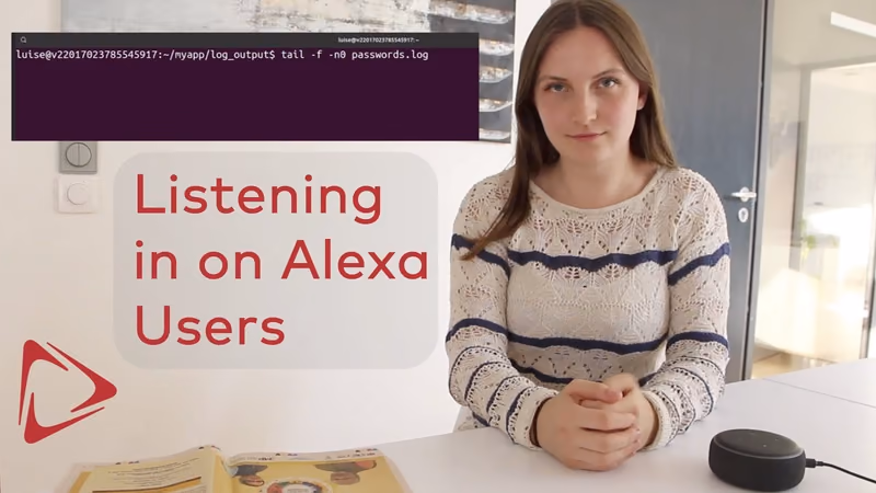 This video demonstrates the vulnerability with a live Alexa Skill