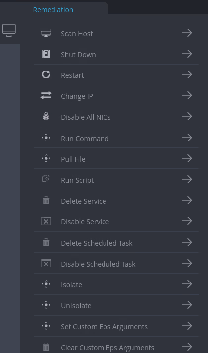 Available remediation options