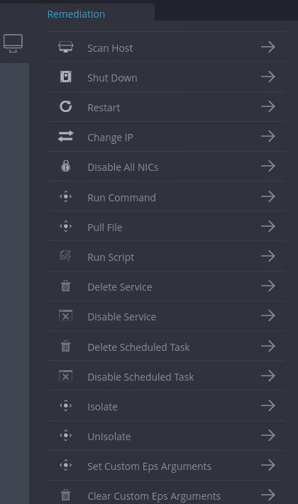 Available remediation options