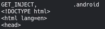A GET_INJECT command sent from the C&C server for one of the banking apps installed