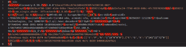 Gzip data sent to spider-tracker